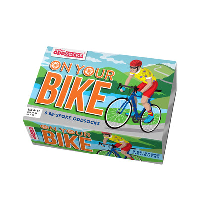 On Your Bike Fahrrad Oddsocks Socken in 39-46 im 6er Set