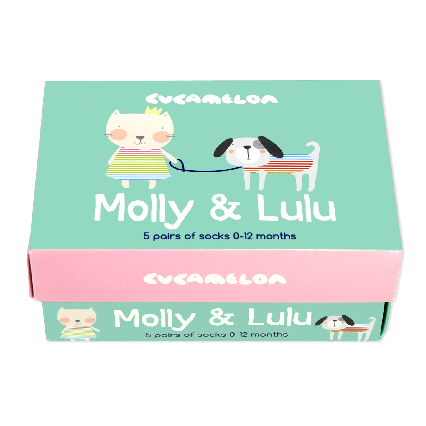 Molly & Lulu Cucamelon Socken für Babys (5 Paar)