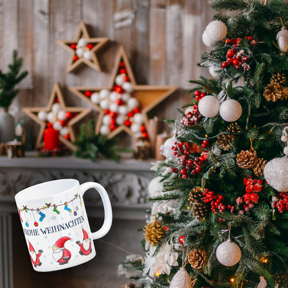 Frohe Weihnachten Weihnachtsmann Kaffeebecher