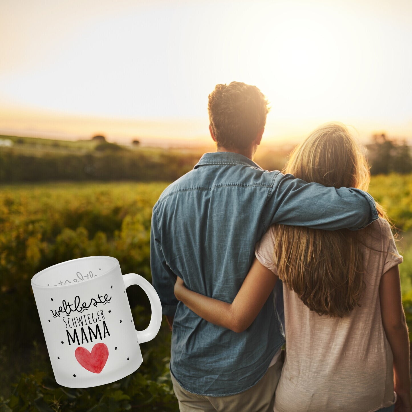 Schwiegermutter Glas Tasse mit Spruch Weltbeste Schwiegermama