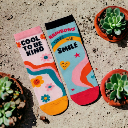 Happy Daze Oddsocks Socken bunte Sommer Strümpfe in 27-30 im 6er Set