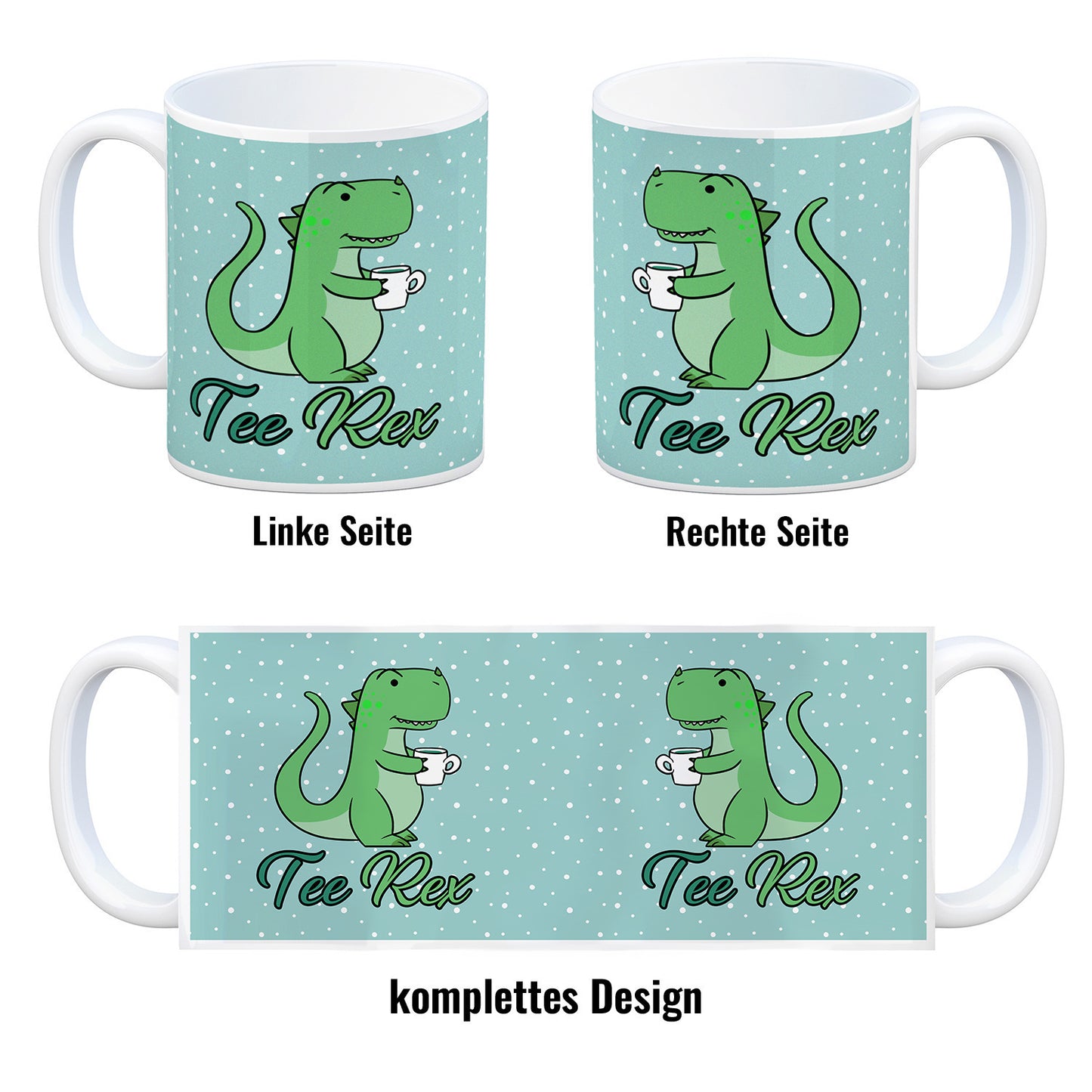 Tee Rex Dino Kaffeebecher