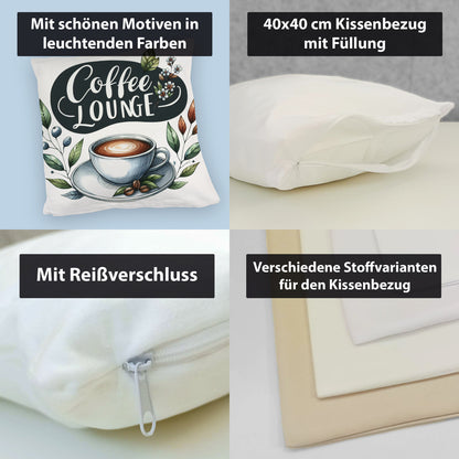 Coffee Lounge Kuschelkissen