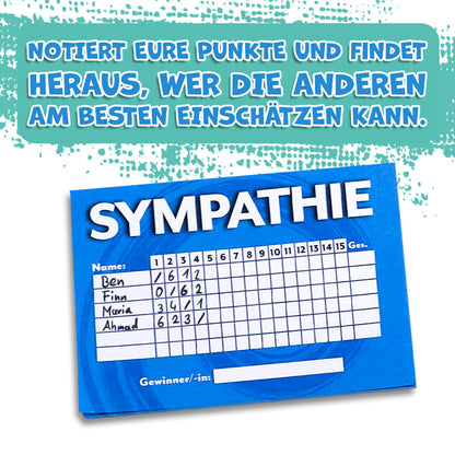 Sympathie - das Kartenspiel, um sich kennenzulernen - mit 150 Fotos