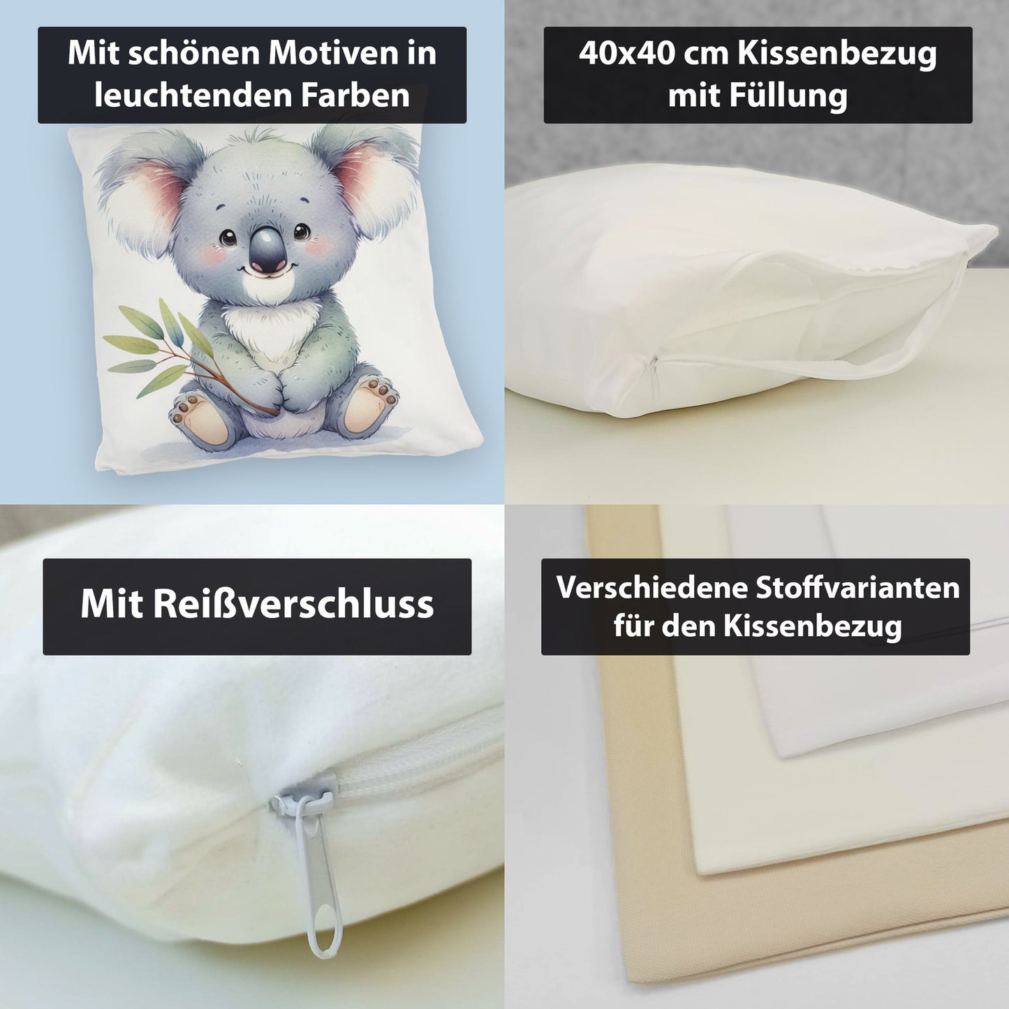 Sitzender Koala Kuschelkissen