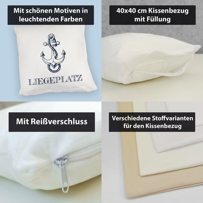 Anker Kuschelkissen - Der perfekte Liegeplatz für Matrosen Seebären und Opas