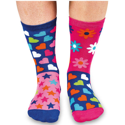 Verrückte Socken Oddsocks Funky Dory für Mädchen im 6er Set