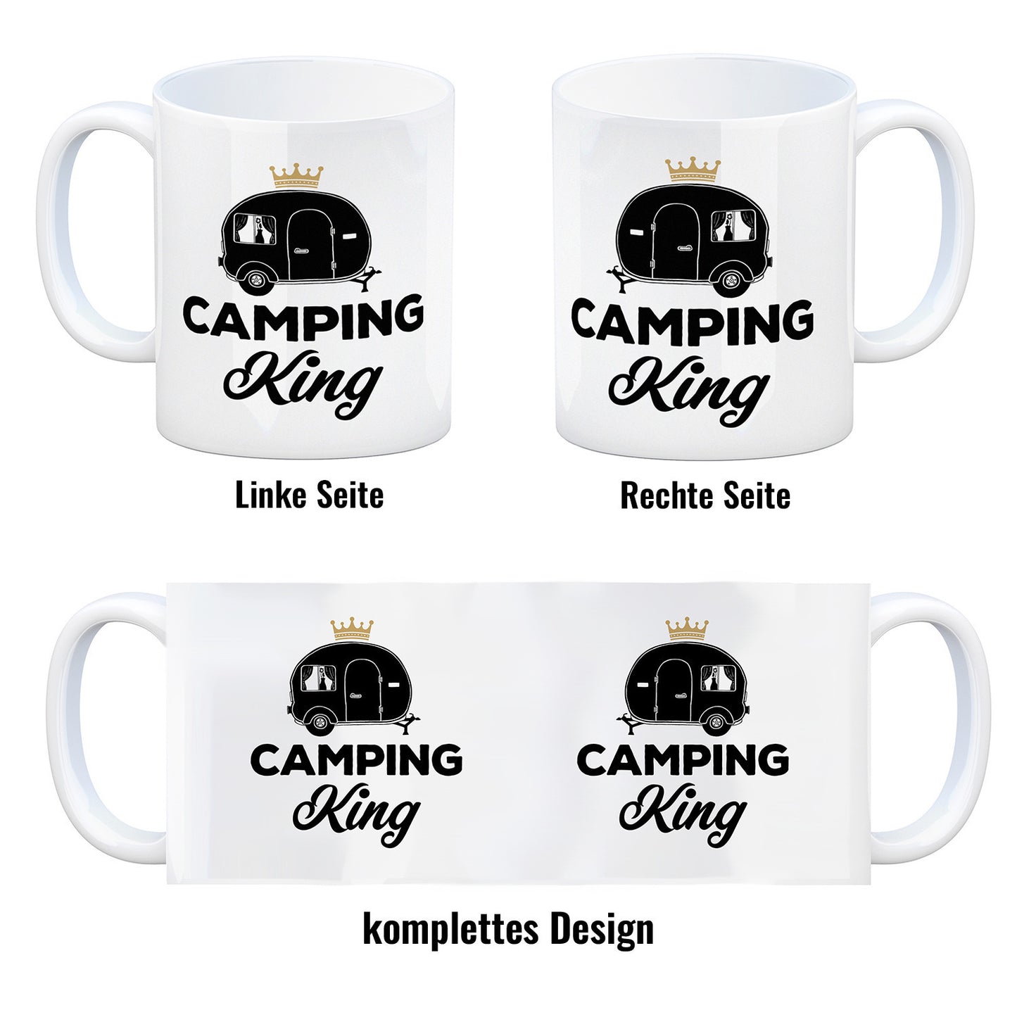 Camping-King Wohnwagen Kaffeebecher