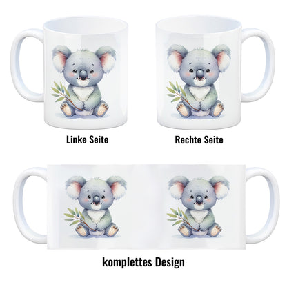 Sitzender Koala Kaffeebecher