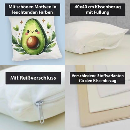 Avocado Kuschelkissen