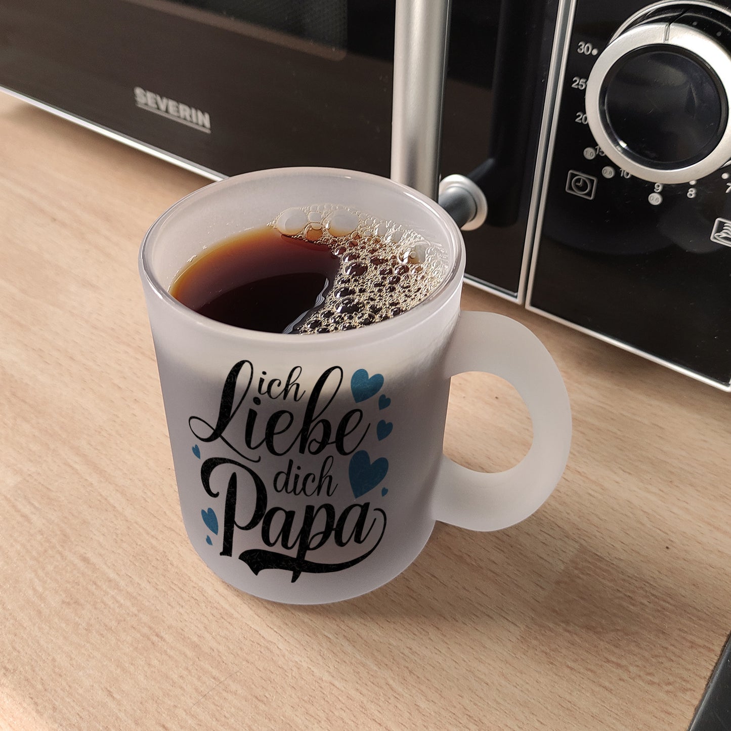 Ich Liebe Dich Papa Glas Tasse