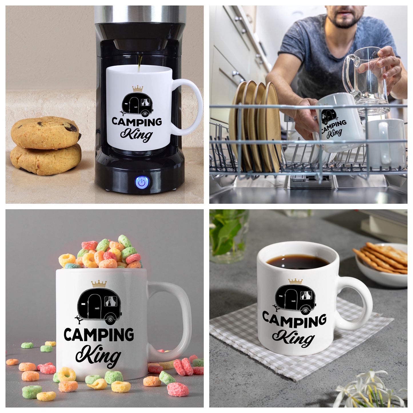 Camping-King Wohnwagen Kaffeebecher