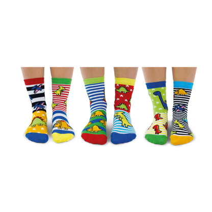 Dinosaurier Oddsocks Socken in 27-30 im 6er Set