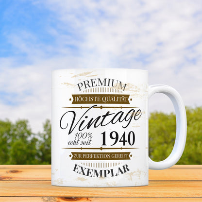 Vintage Tasse 100% echt seit 1940 - Premium Exemplar - Zur Perfektion gereift -