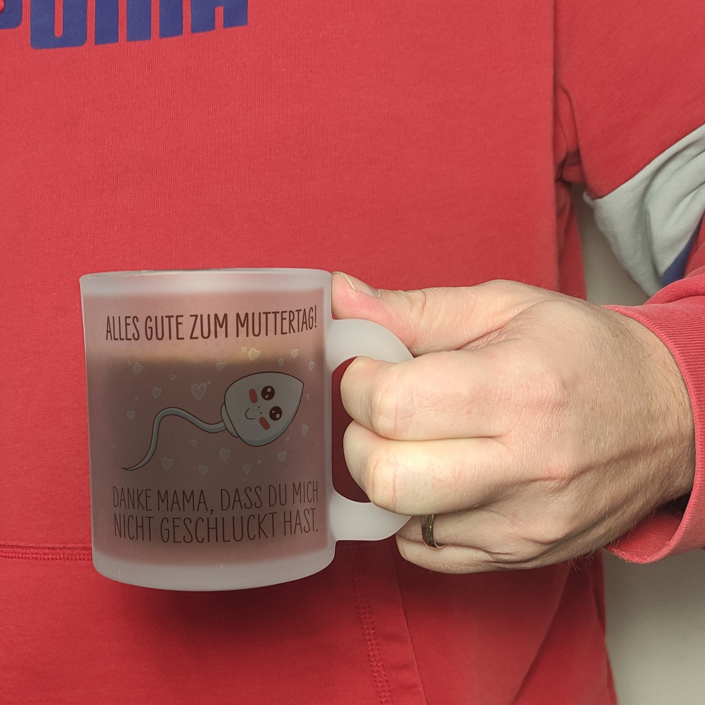 Danke Mama, dass du mich nicht geschluckt hast Glas Tasse zum Muttertag