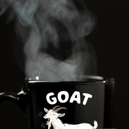 Müde gähnende Ziege - Goat Morning Tasse