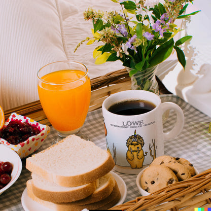 Honeycorns Sternzeichen Löwe Kaffeebecher