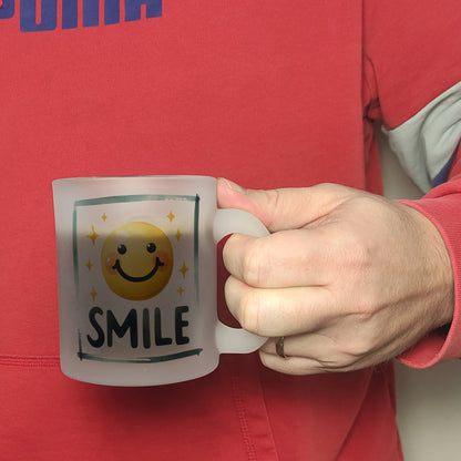 Smile Emoticon Glas Tasse