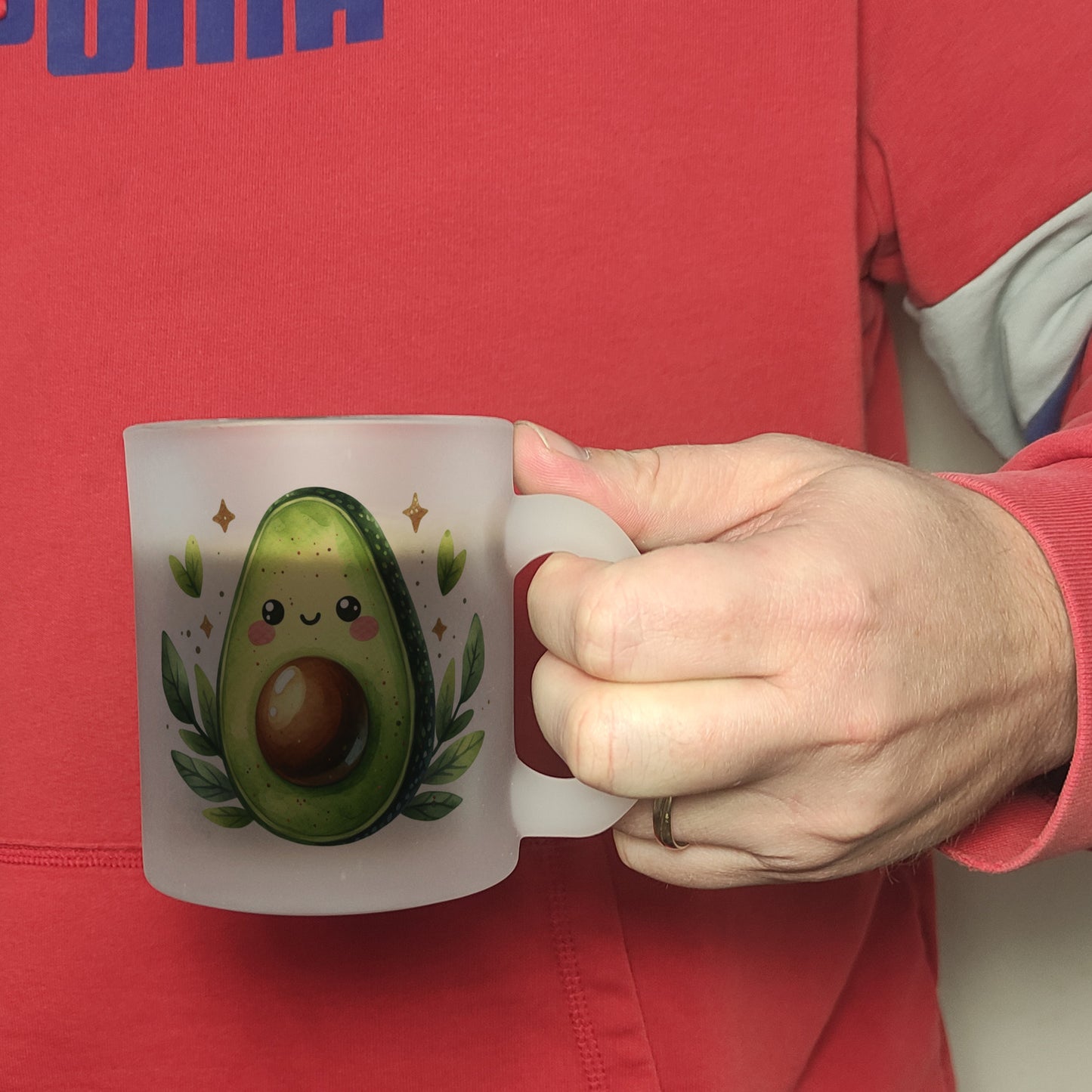 Avocado Glas Tasse