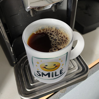 Smile Emoticon Glas Tasse