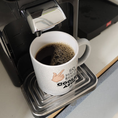 So sieht ein richtig cooler Azubi aus Glitzer-Kaffeebecher für die Arbeit