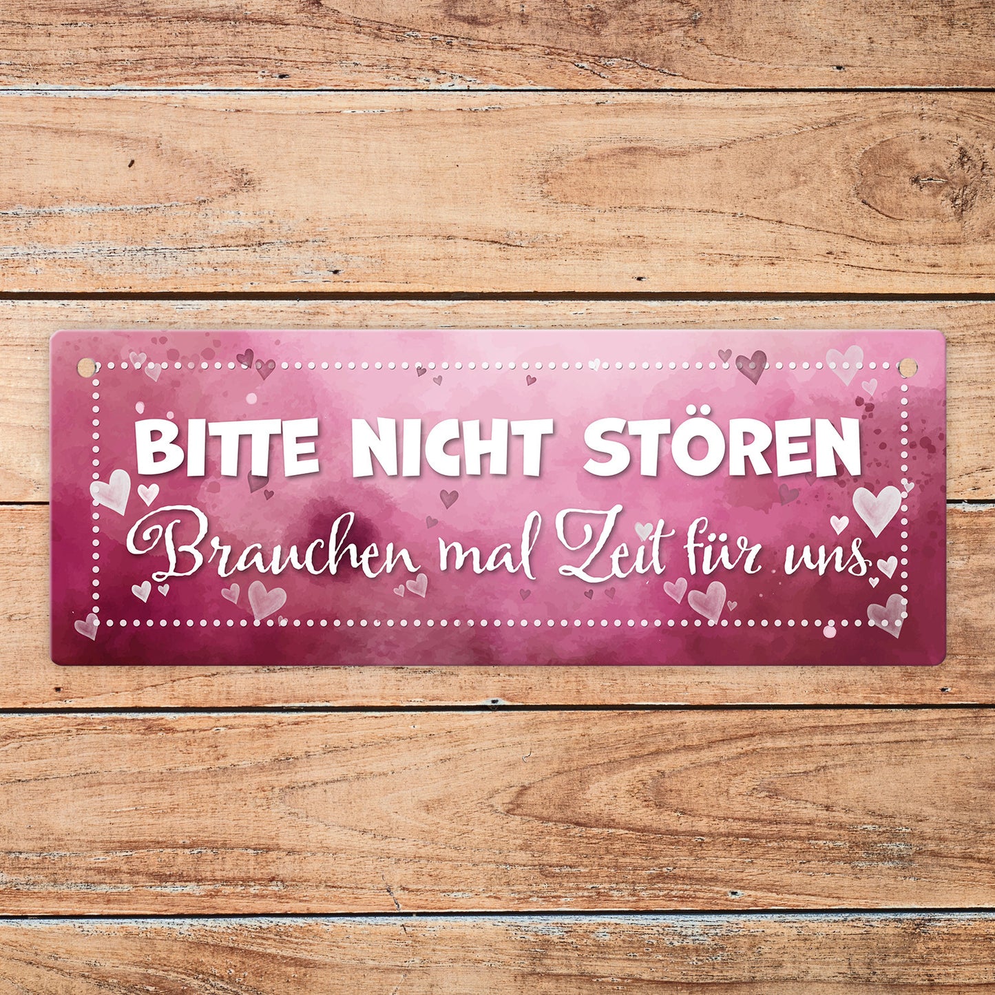 Wendeschild mit Kordel Das Schild ist eine nützliche Anschaffung für die eigene Wohnung z.B. fürs Schlafzimmer, um seine Ruhe zu haben. Es ist auch eine schöne Geschenkidee für Paare und Familien zum Valentinstag, Geburtstag, Jahrestag, zu Weihnachten od