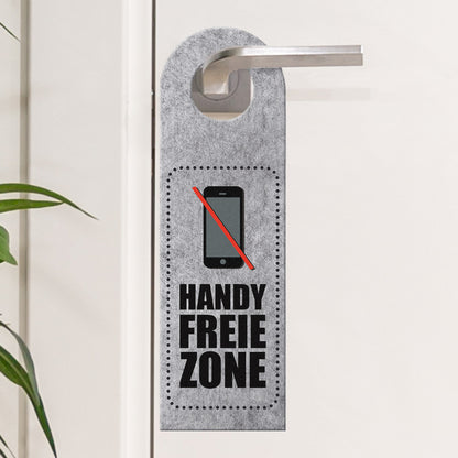 Handy freie Zone Türhänger in Grau