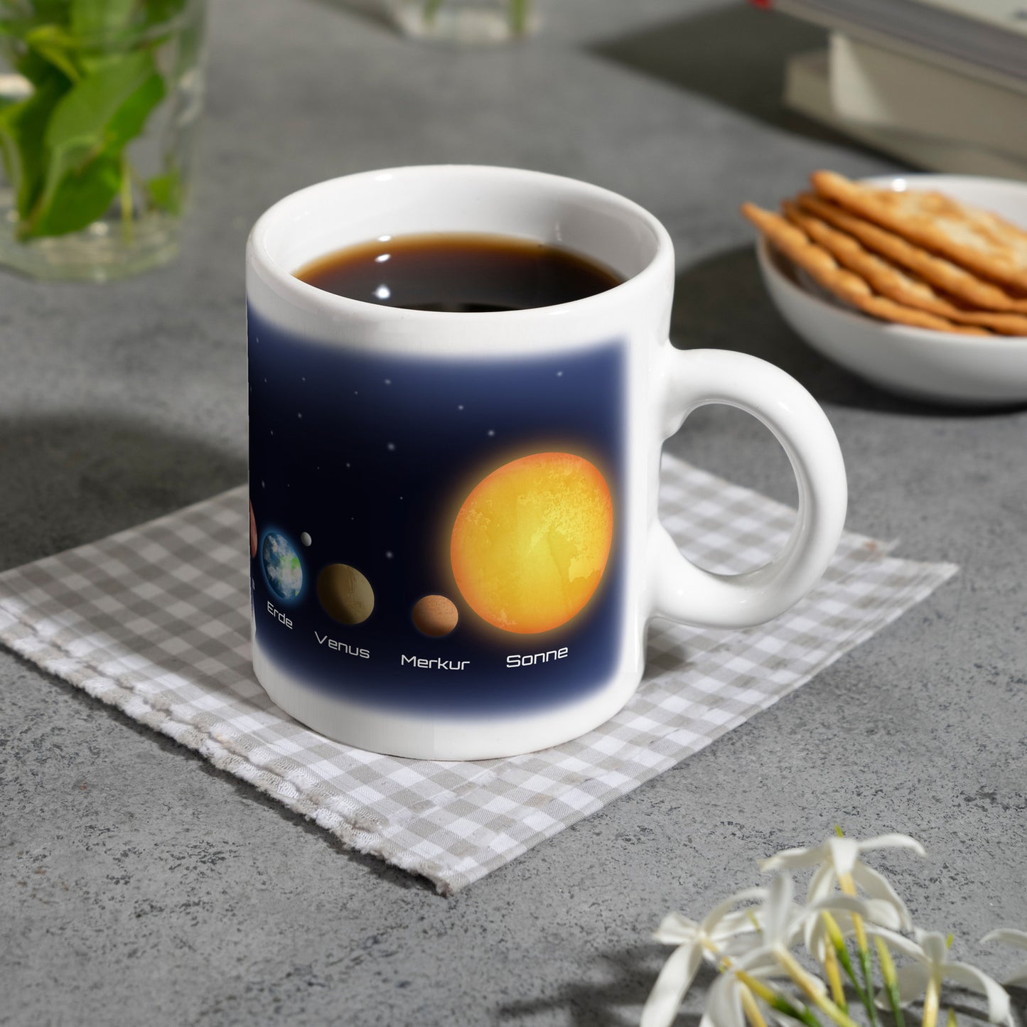 Planeten des Sonnensystems Kaffeebecher