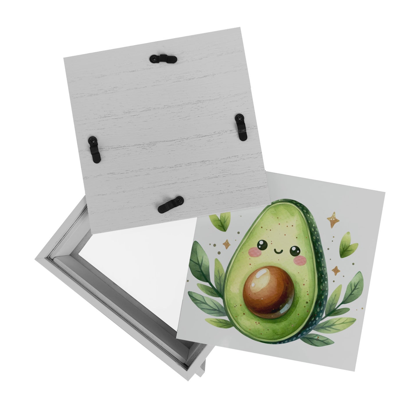 Avocado Rahmen Spardose aus Holz