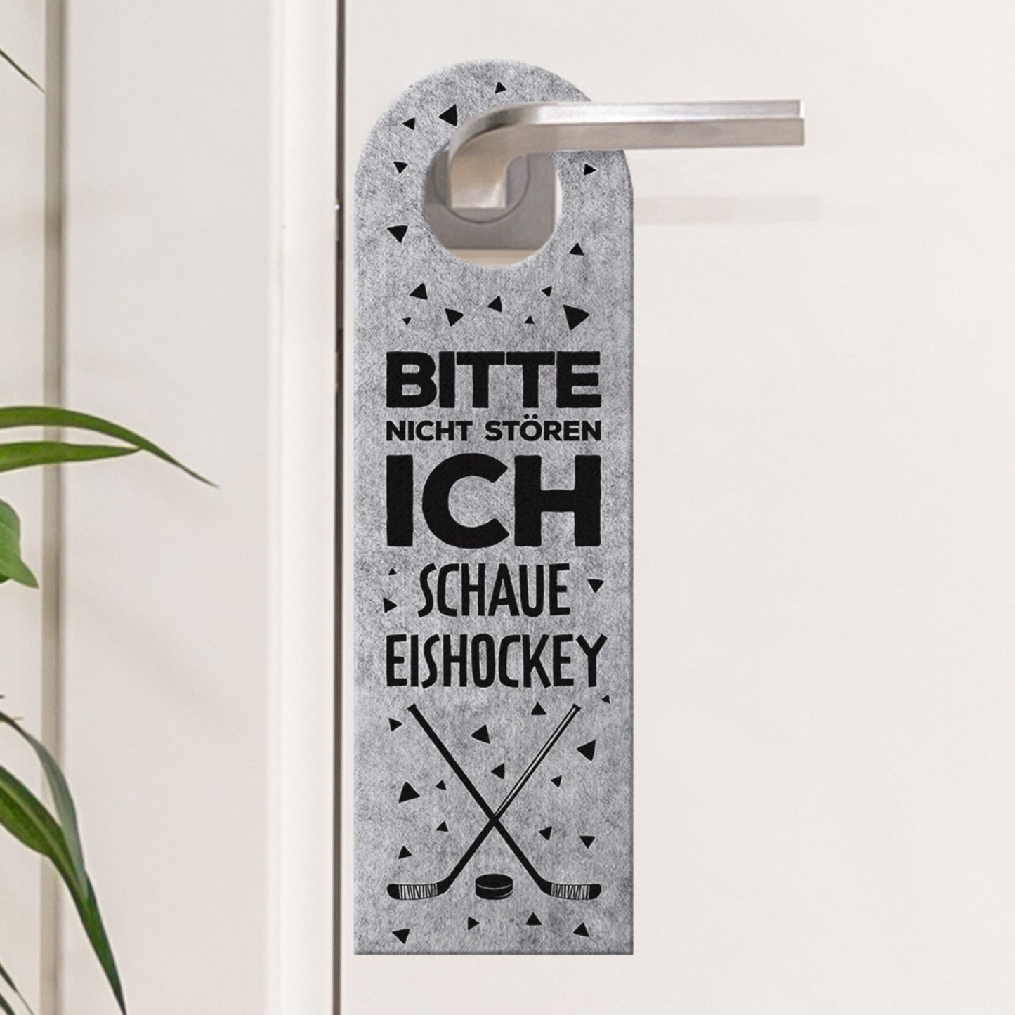 Bitte nicht stören, ich schaue Eishockey - Komm rein Türhänger