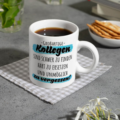 Großartige Kollegen sind schwer zu finden Kaffeebecher