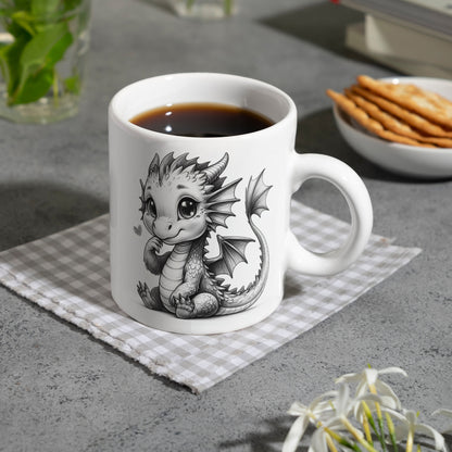 Niedlicher Drache Kaffeebecher